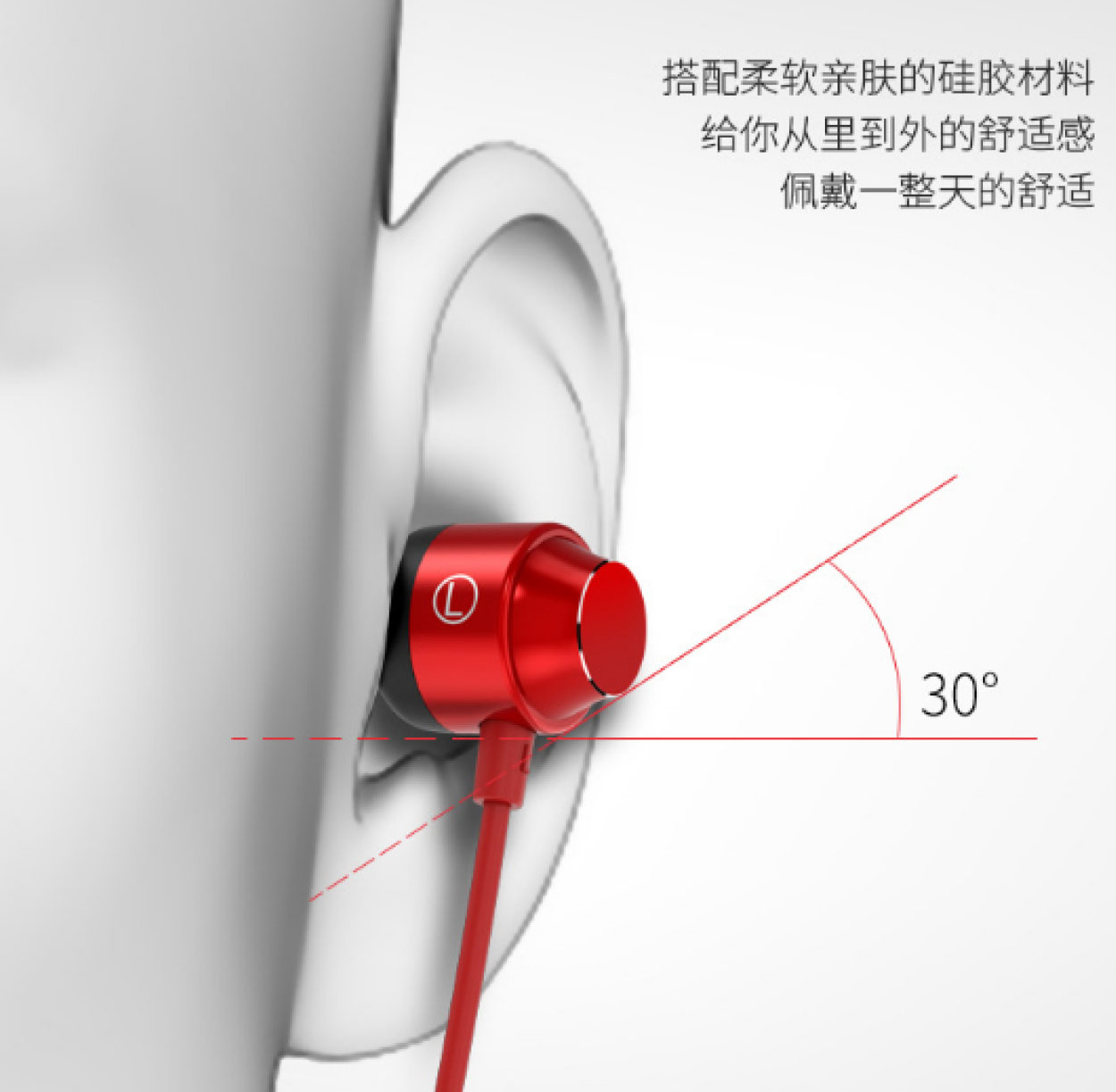 3.5mm磁吸有线耳机