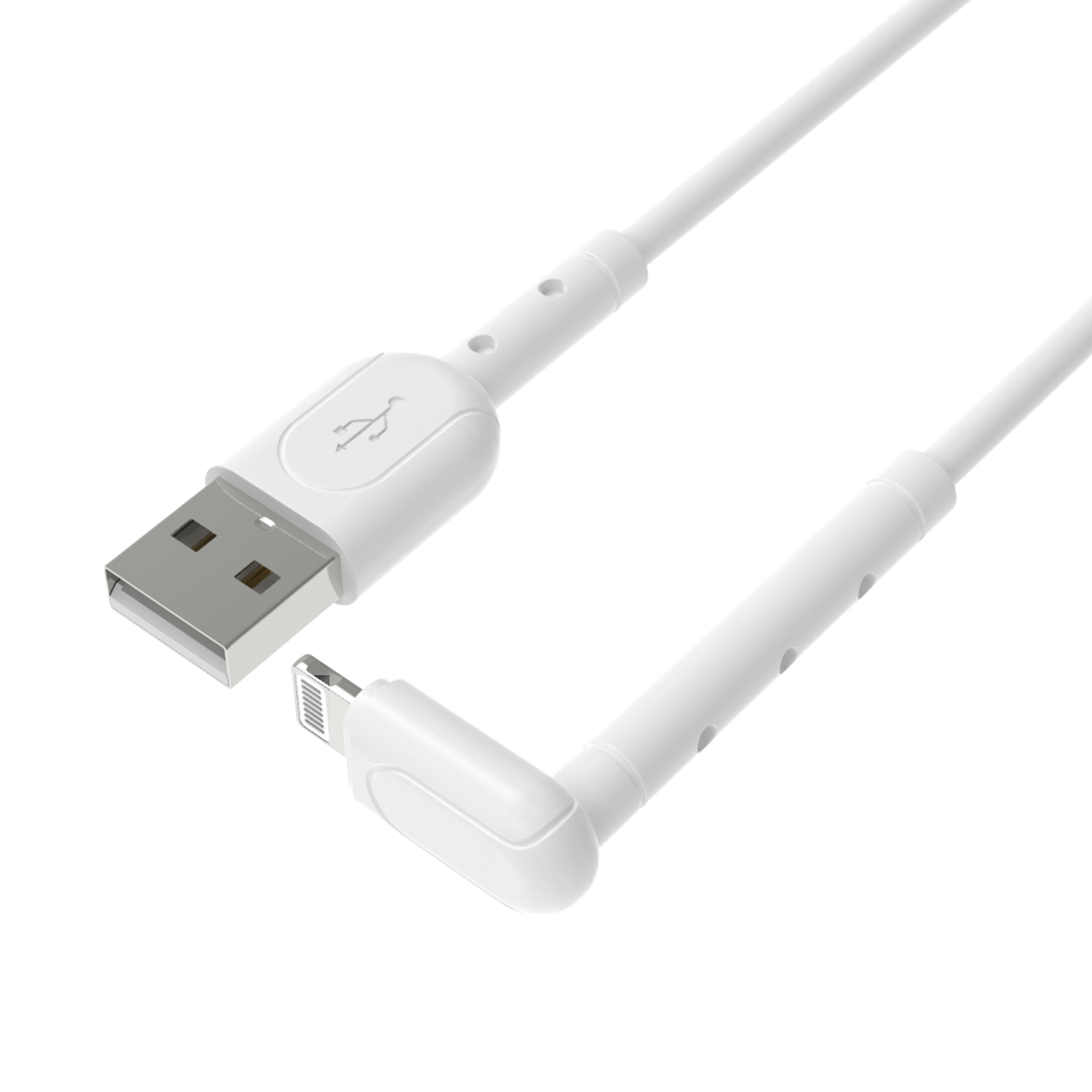 手机支架数据线适用苹果USB电源线 type-c弯头手游充电线
